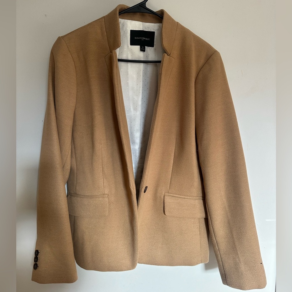 Banana Republic Blazer Camel